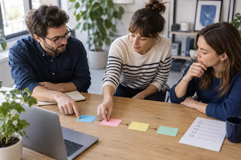 Team designing a simple documented automation