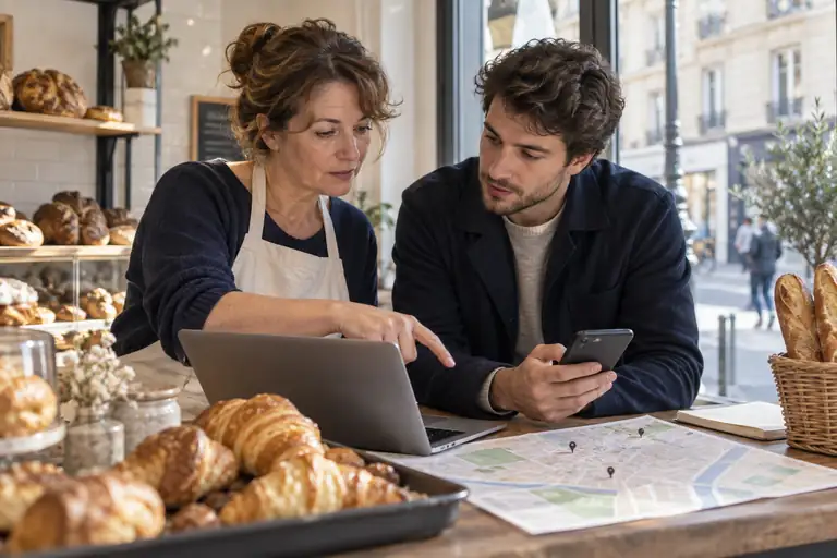 Local business owners improving their online visibility